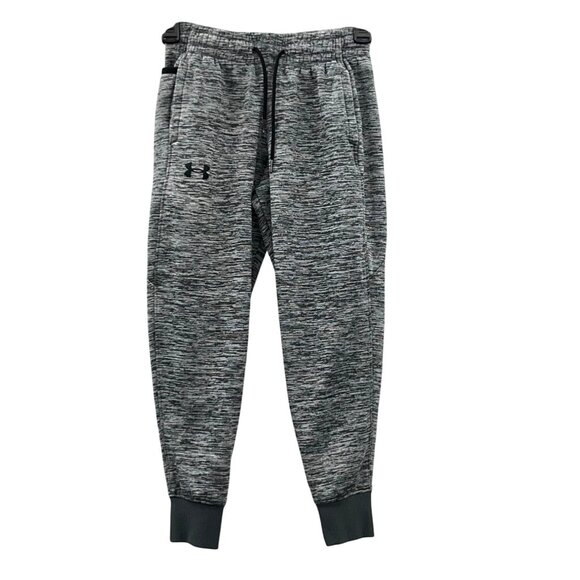 Under Armour Boys YMD (10-12) Joggers Pants Loose Fit ColdGear Fleece Gray Used - Picture 1 of 13